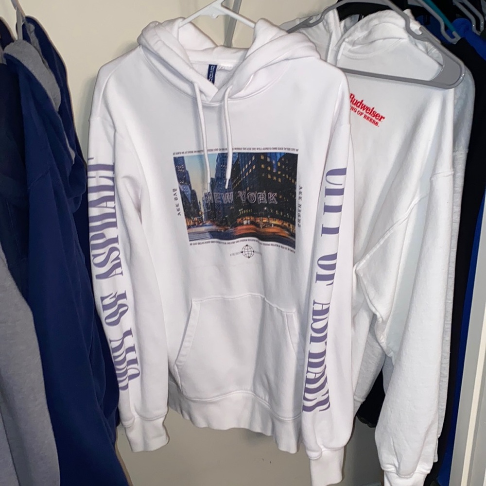 Divided Nyc All over graphic hoodie